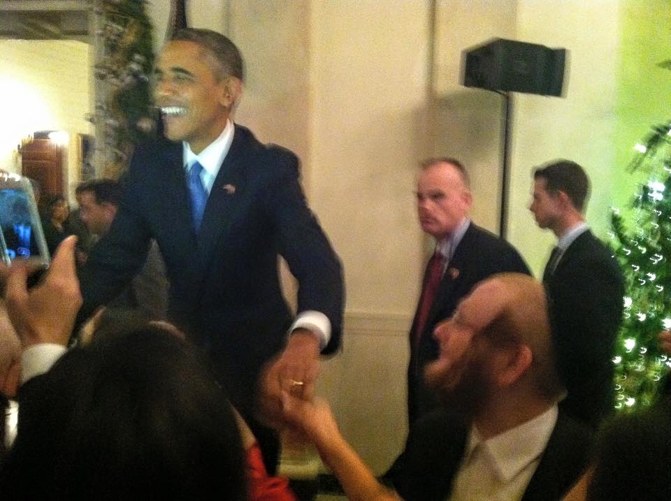 benny p.  with potus