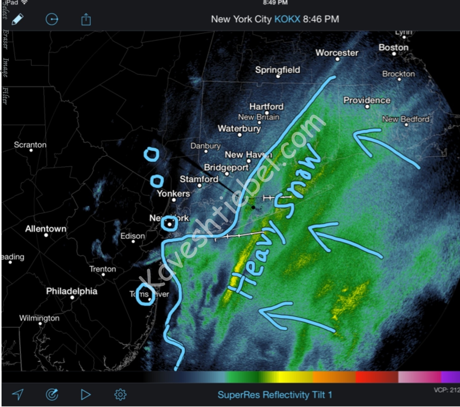 The arrows are movement the dots are brooklyn,lakewood , monsey, monroe