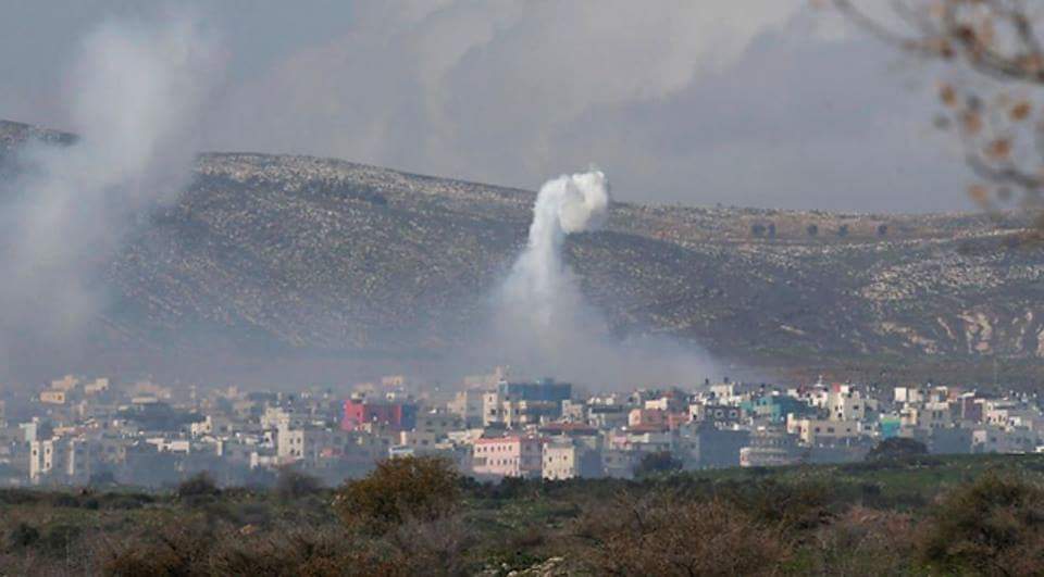 מדנ"י נקמה באמבאדירונגען אויף די שעבא פארמס אויף די לבנון זייט.