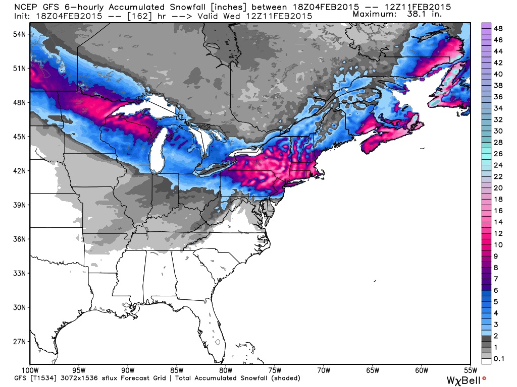 The american gfs model
