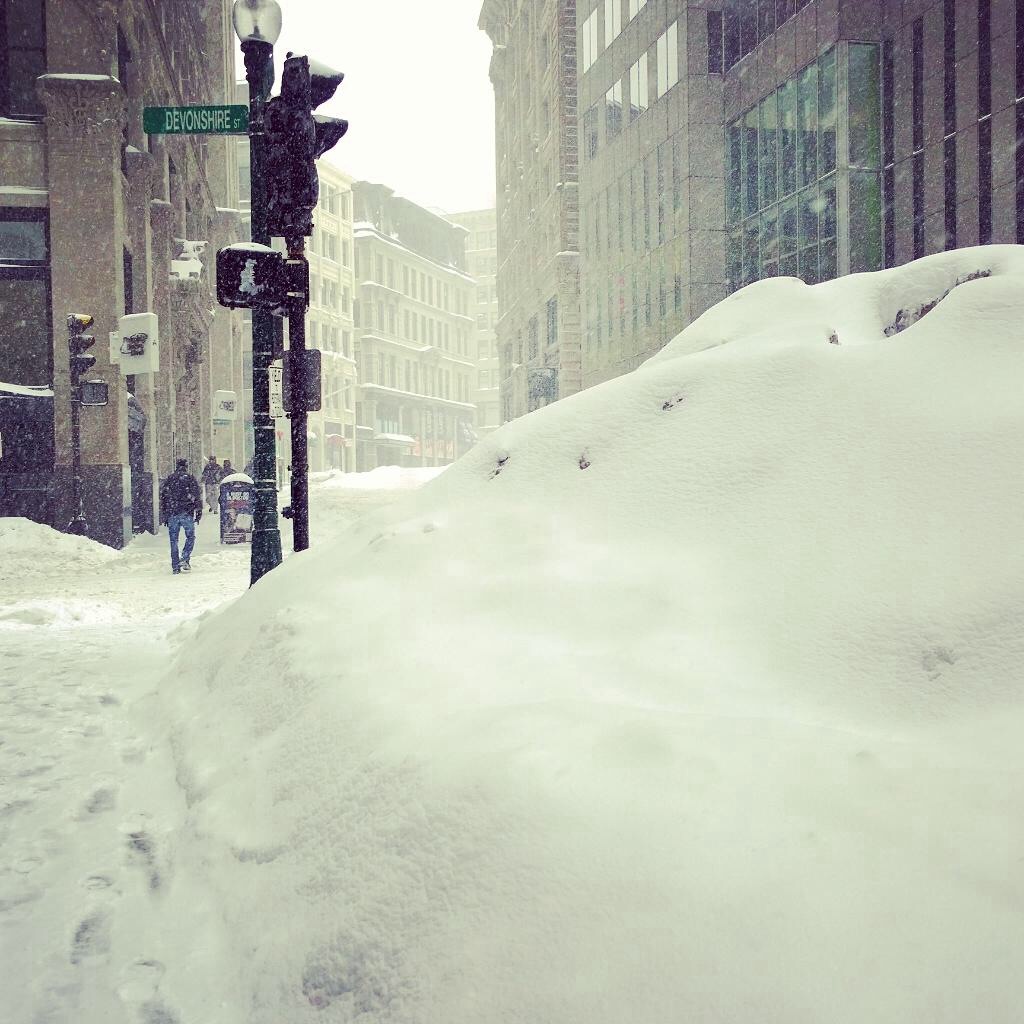 Boston snow