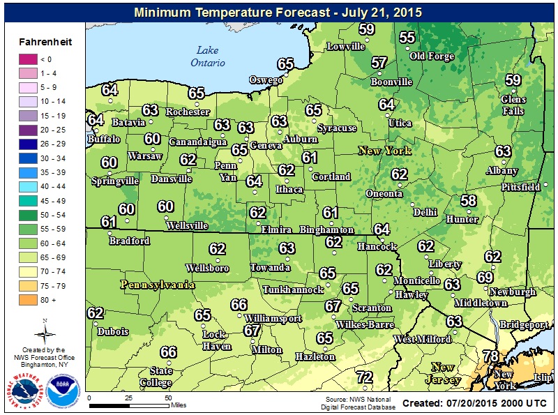 טעמפרעטורס היינט נאכט.