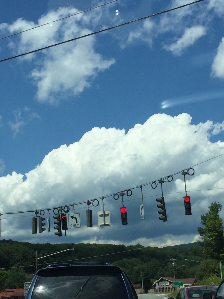 Clouds cumulus