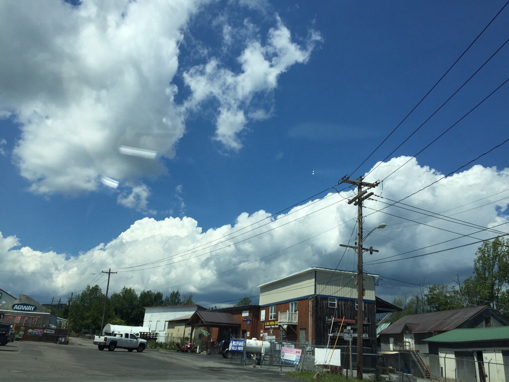 Clouds developing over liberty