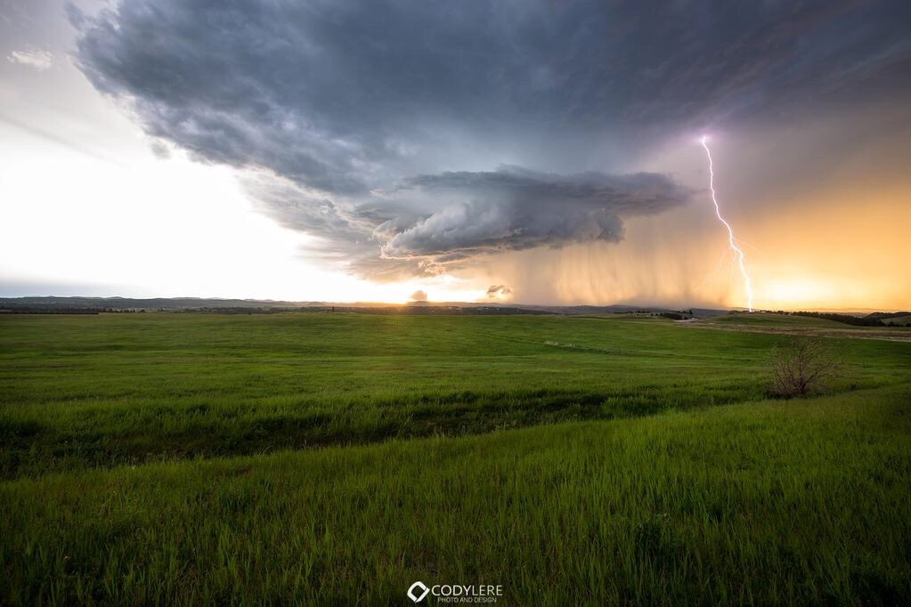 Developing storm in the west ( not my own picture)