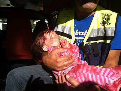 בילד: דאס טויטע אידישע בעיבי הי"ד פון די כאמאס ראקעטן