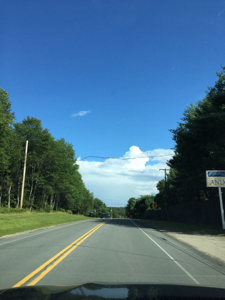 Brickman road, fallsburg , clouds in distance