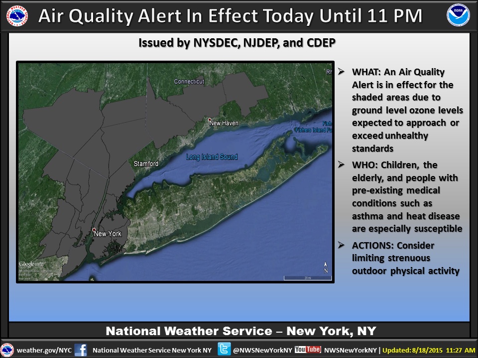 Air quality advisory today