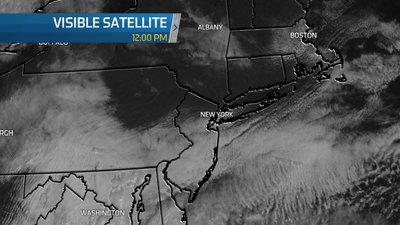 Clouds over area clearing moving in from north