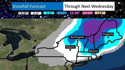 Snowfall map