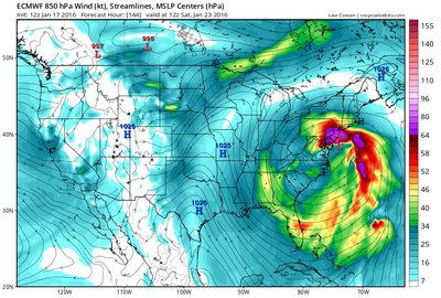 European textbook look for a big snowstorm similar to blizzard of 1996
