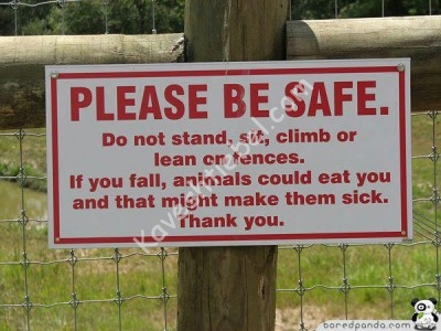 אינטערסאנט פארוואס די אקטעוויסטען פארשפרייטען נישט די ווארענוגס טאוועל ביי אלע זאאס א רחמנות אויף די בעלי חיים