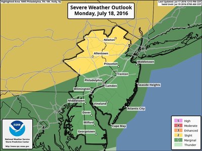מארגען איז דא מעגליכקייטען פאר שטארקע שטורמס איבערהויפט אפסטעיט.