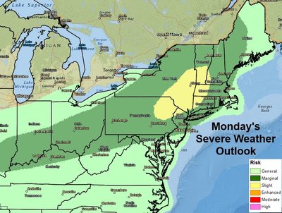 Severe weather chances