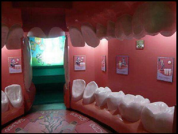 The best waiting room of a dentist you'll ever see!